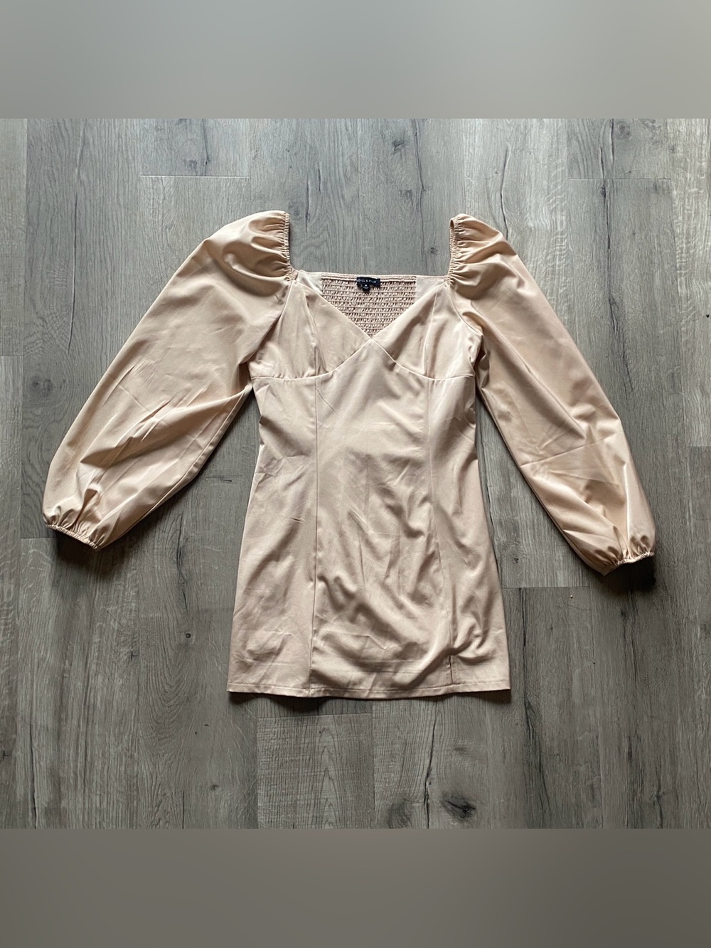Champagne Kendall and Kylie Mini Dress Size Medium
